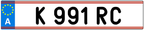 Truck License Plate
